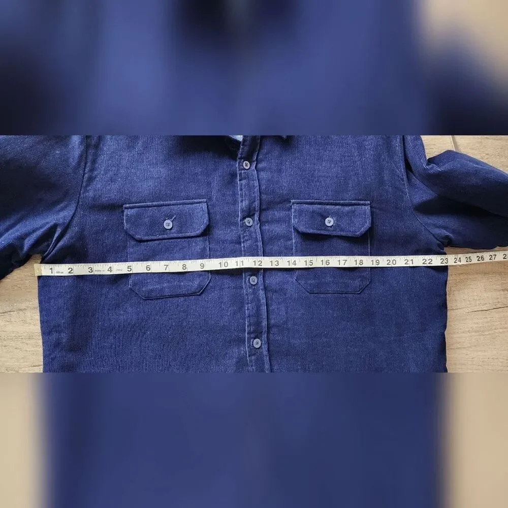 Sport-abouts Big Yank‎ Navy Corduroy Shirt Jacket Men's Large